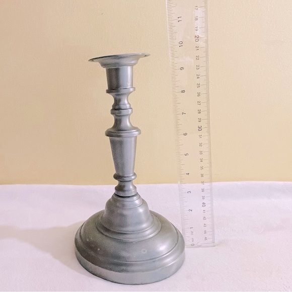 Vintage Pewter Candlestick, Candle Holder. - Picture 7 of 11